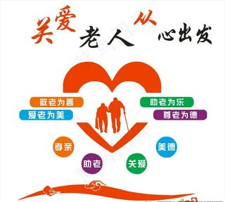 关爱老人图片