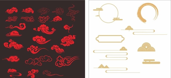 祥云图片cdr矢量模版下载