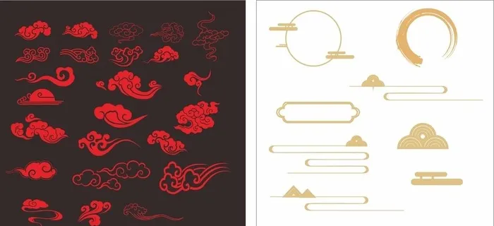 祥云图片cdr矢量模版下载