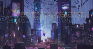 赛博朋克背景图片