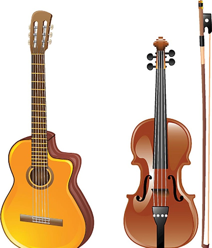 小提琴矢量图片