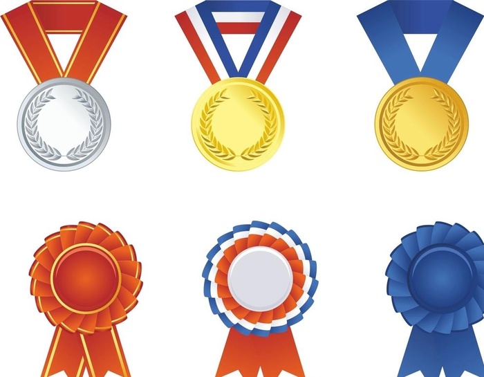 奖牌矢量图图片