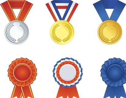 奖牌矢量图图片