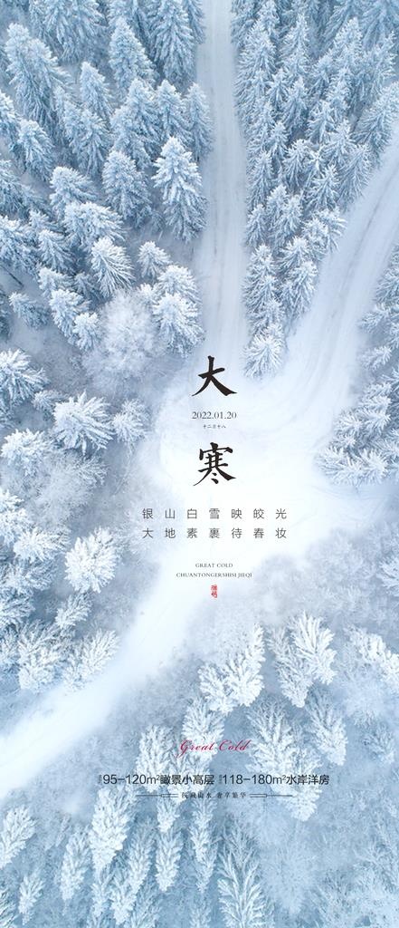 大寒图片(1080x2340)psd模版下载