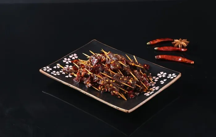 牙签牛肉图片
