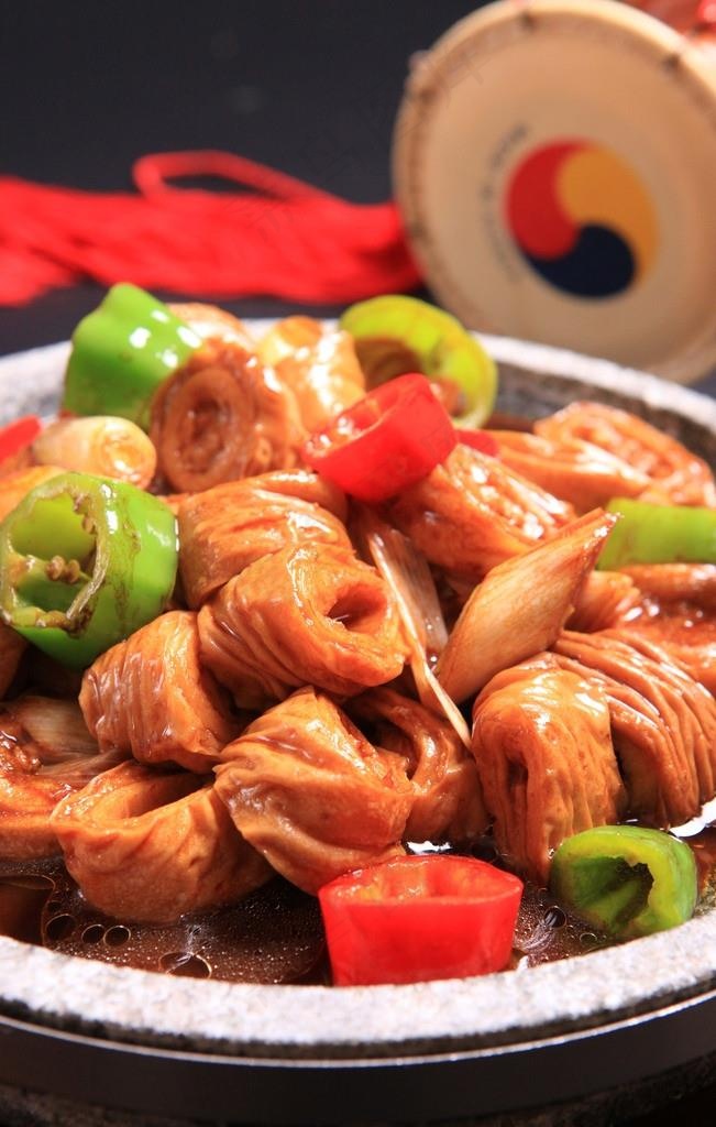 石板烧大肠图片