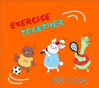 卡通猫兔鸭衣服水印图片