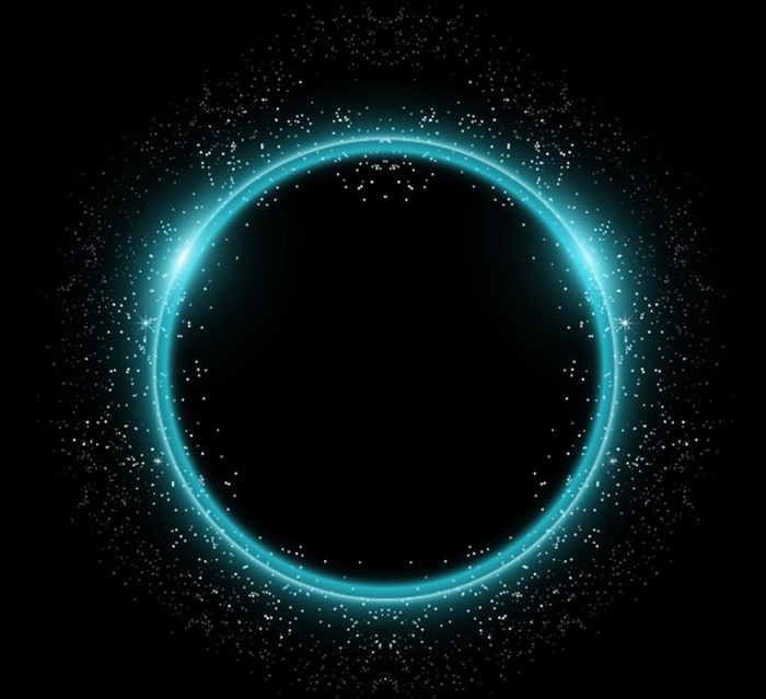 蓝色光环图片