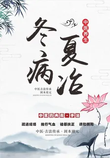 中医养生海报 图片