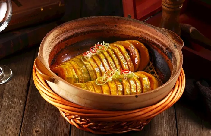 砂锅南瓜图片