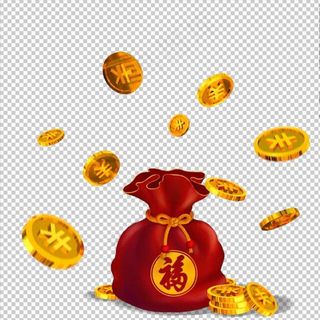 钱袋子 福袋免抠元素图片
