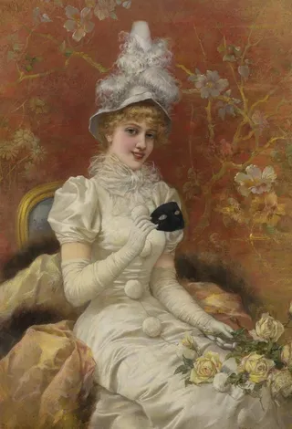 宫廷人物油画 宫廷人物 人物画图片