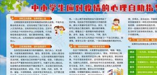 中小学生应对疫情的心理自助指导图片