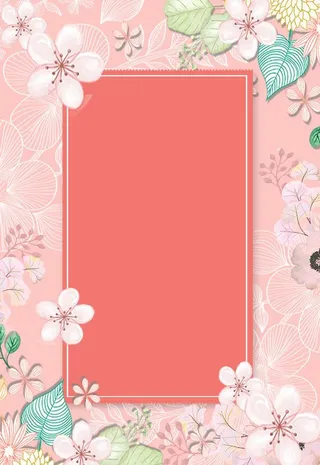 qrj-10花朵背景图片