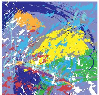 墨迹喷溅四方连续底纹图片