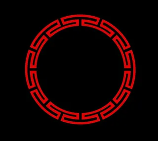 圆形花纹回字纹图片