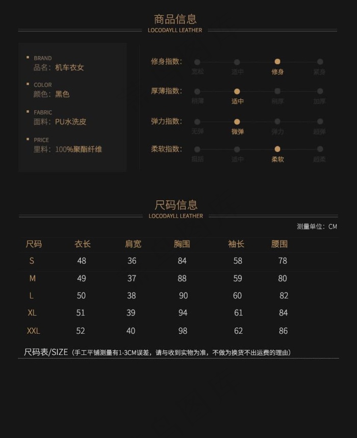 产品信息排版图片