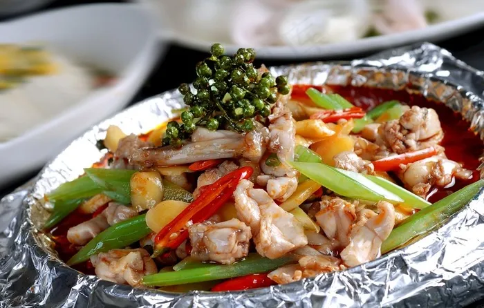 铁板田鸡图片