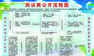四议两公开流程图图片