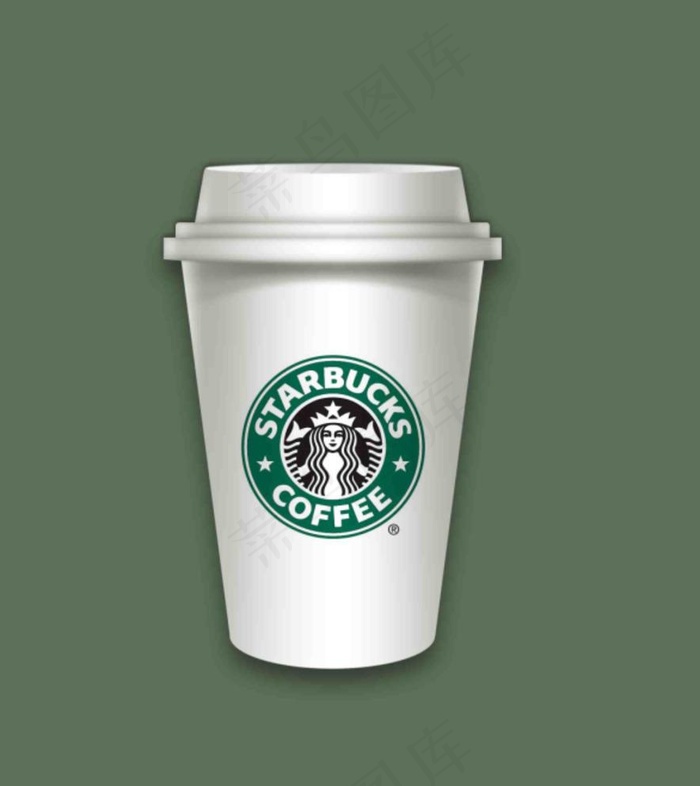 星巴克 白色 咖啡杯图片