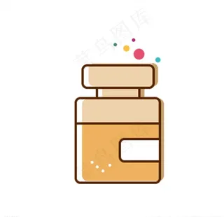 图标香水 香水 瓶子 瓶 罐子图片