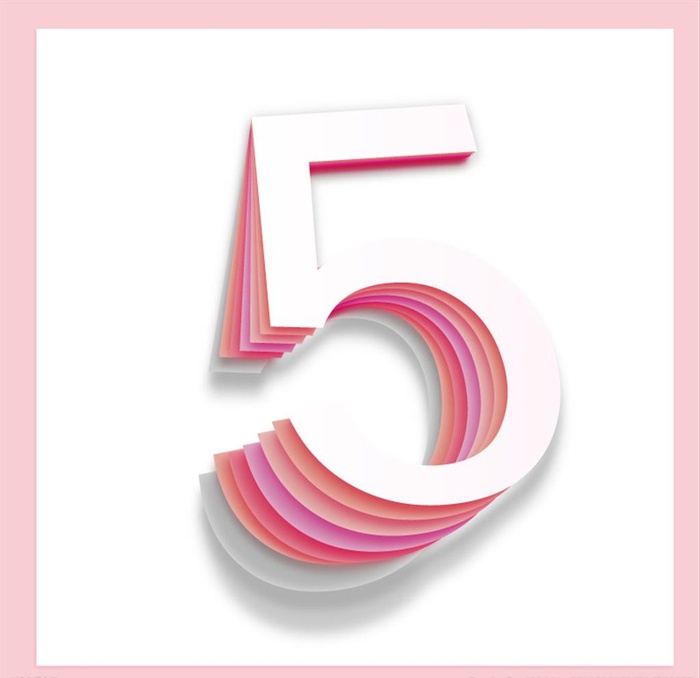 AI数字5周年倒计时图片