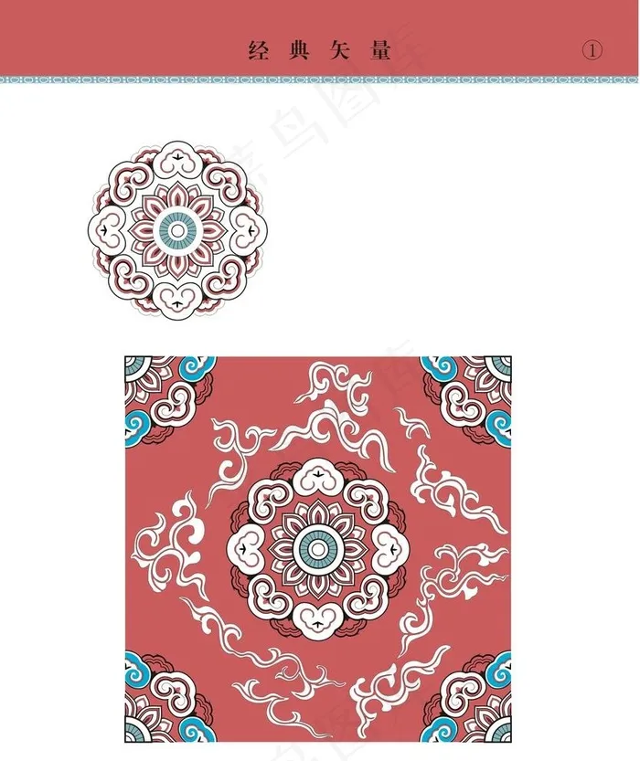 新疆传统矢量纹饰图案图片cdr矢量模版下载