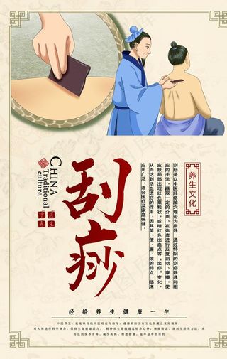 传统医术科普海报图片