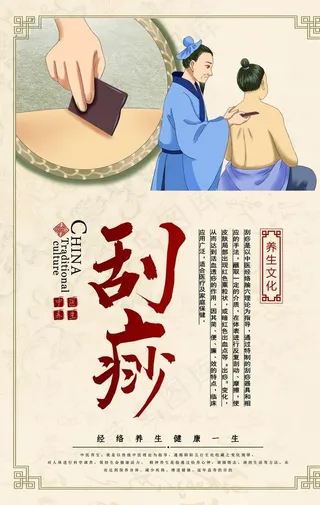 传统医术科普海报图片