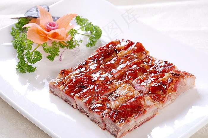 冷拼蜜汁排骨图片
