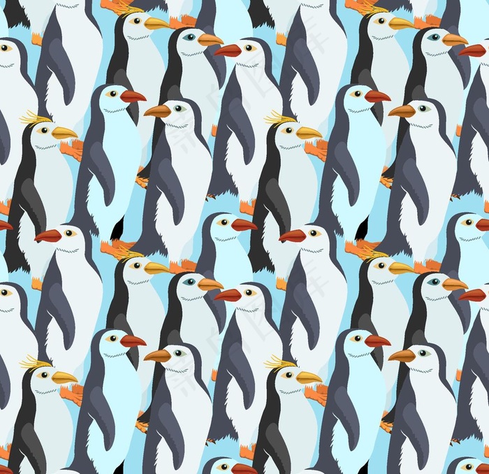 动植物无缝花纹图片