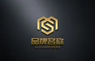 logo样机 标志样机 字体样图片