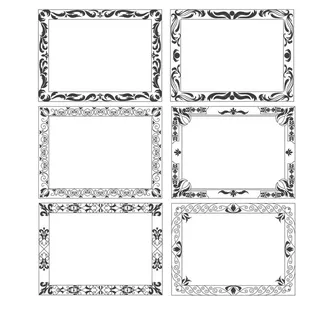 古典花纹边框图片