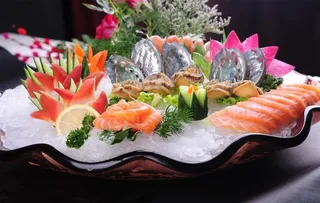 海鲜刺身拼盘图片