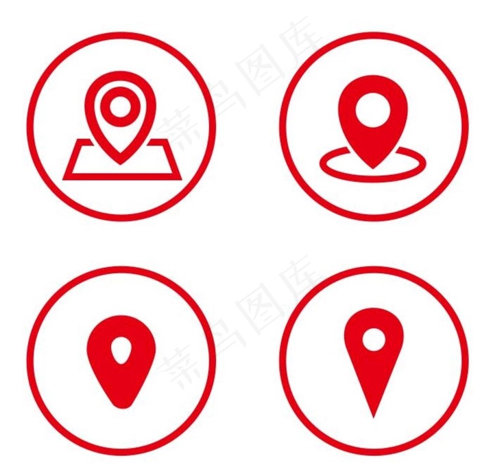 矢量地址位置图标图片