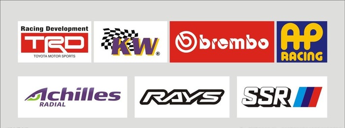 TRD KW 车标图片cdr矢量模版下载