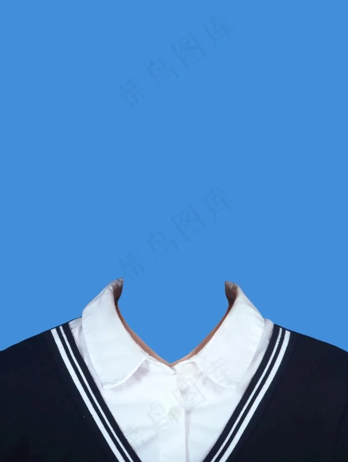 证件照衣服素材图片psd模版下载