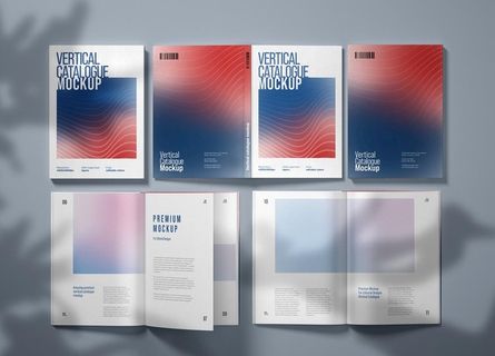 广告宣传画册样机图片