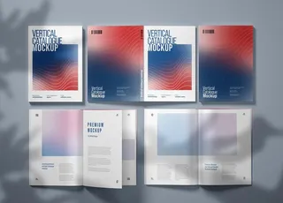 广告宣传画册样机图片