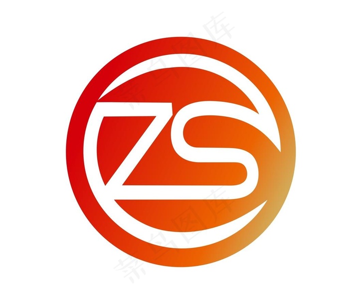 ZS字母LOGO图片cdr矢量模版下载
