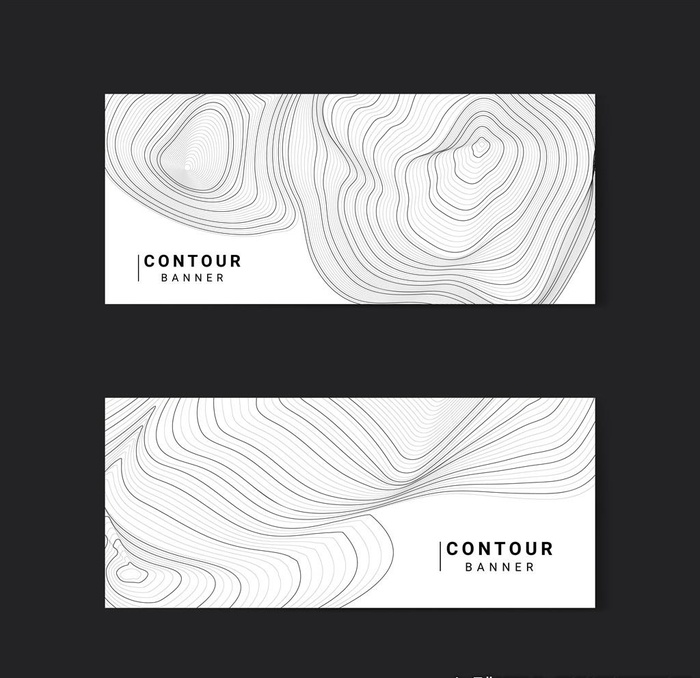 抽象轮廓线底纹图片