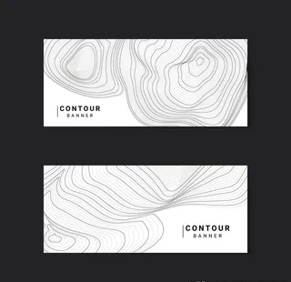 抽象轮廓线底纹图片