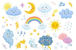 卡通天气素材图片