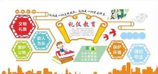 幼儿园中式文化墙图片