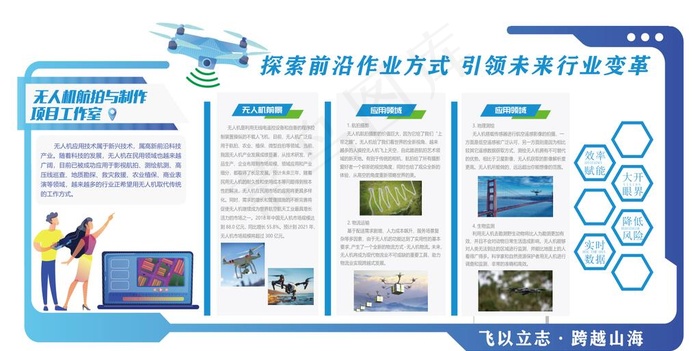无人机图片cdr矢量模版下载