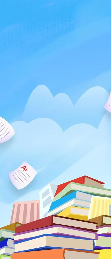 学校背景图片psd模版下载