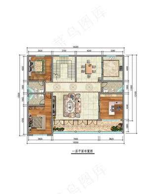 大户型平面图图片