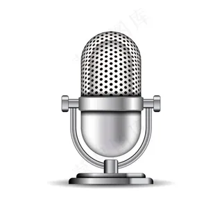 银色麦克风图片