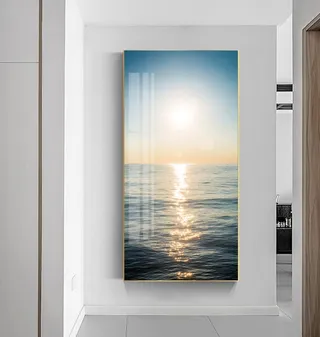 海景海平面玄关装饰画图片