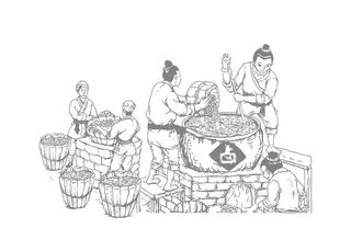 古代卤水煮花生图片